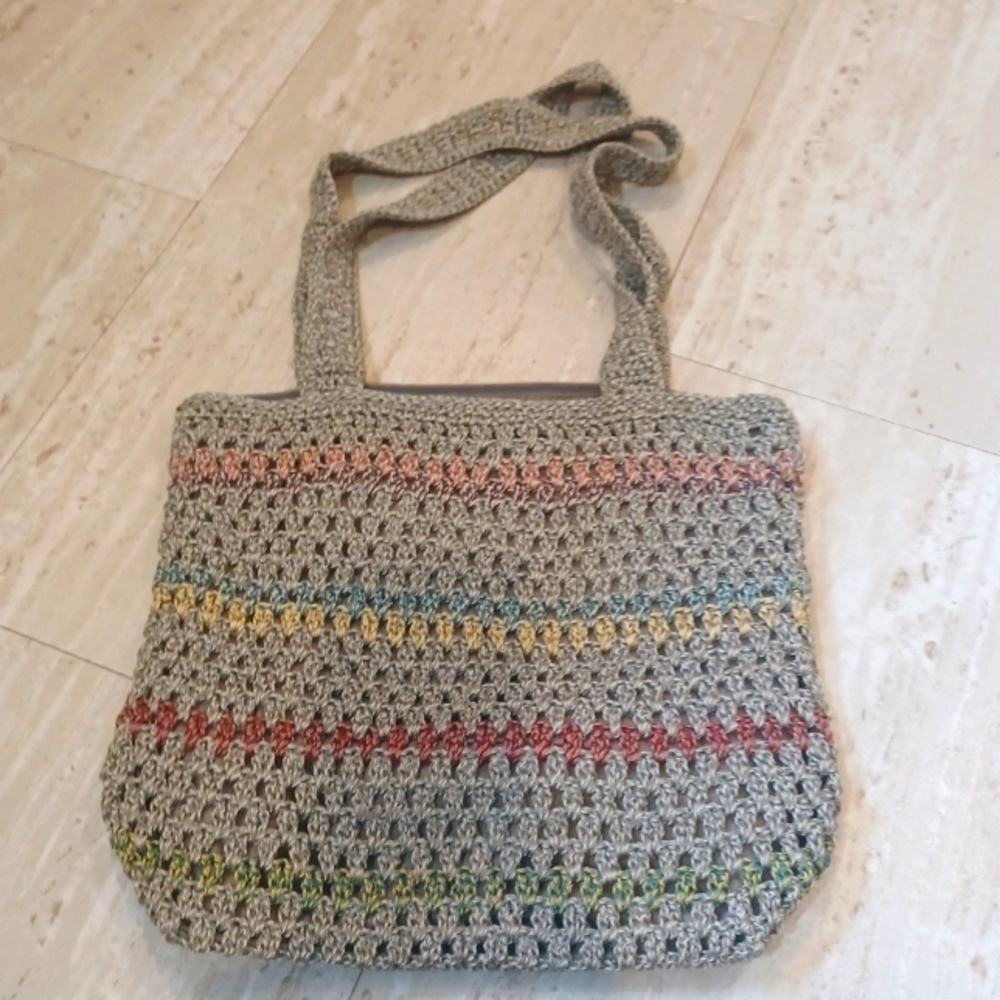 The Sak Woven Crocheted Shoulder Bag